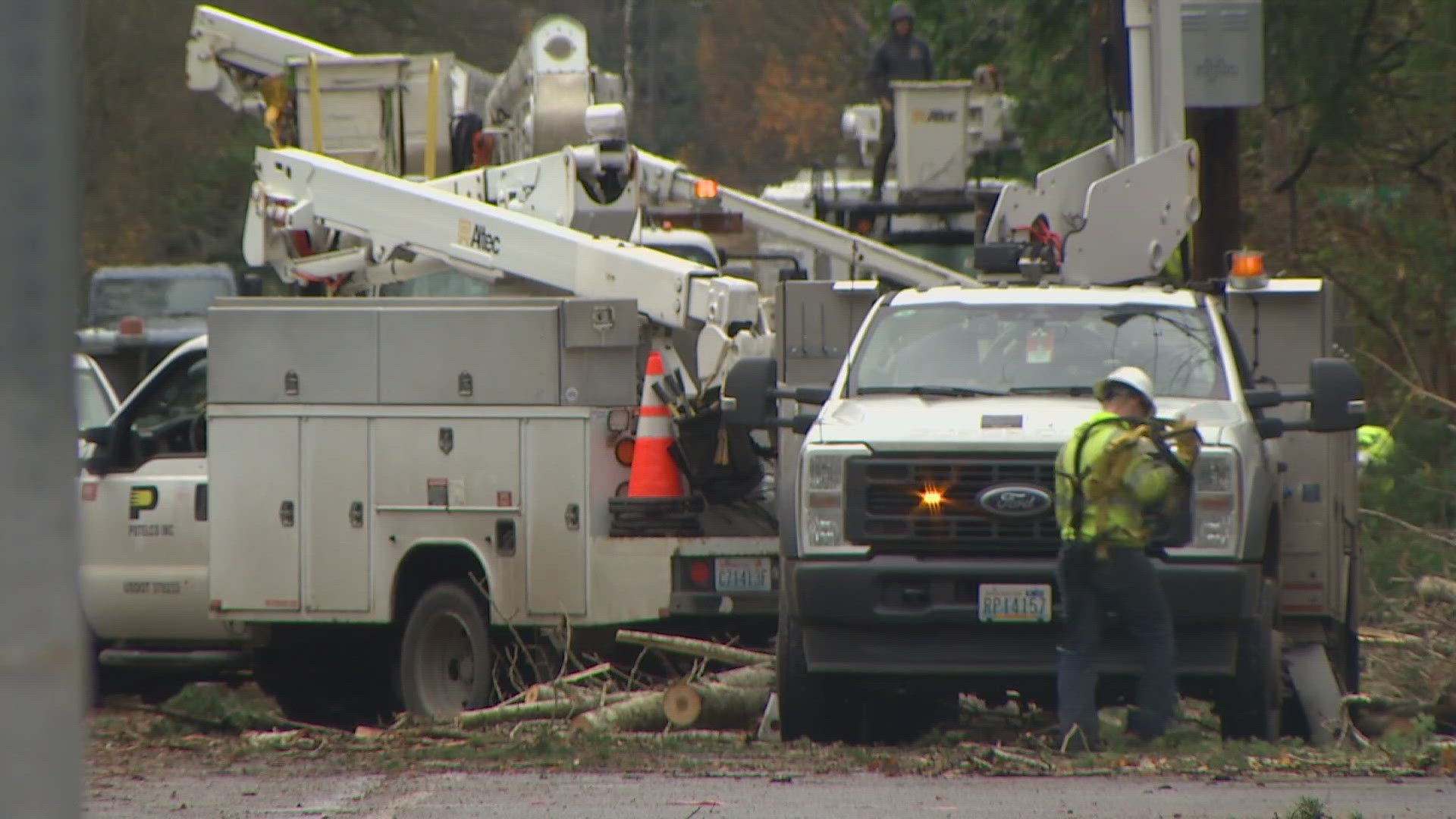 People who have lived in the area for decades say they've never been without power for this long. 