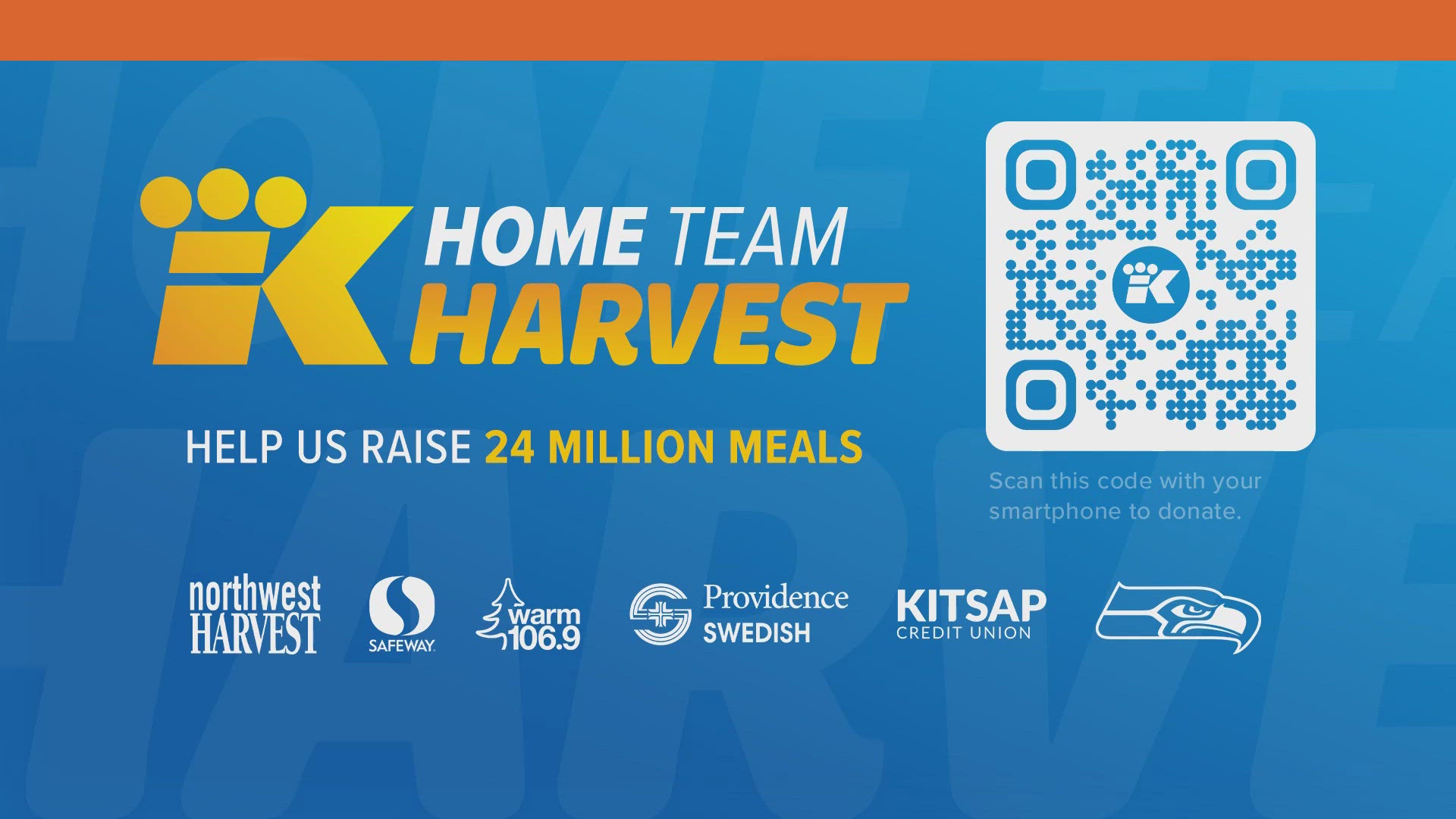 KING 5 needs your help to raise 24 million meals for Home Team Harvest, Washington state’s largest annual food drive.